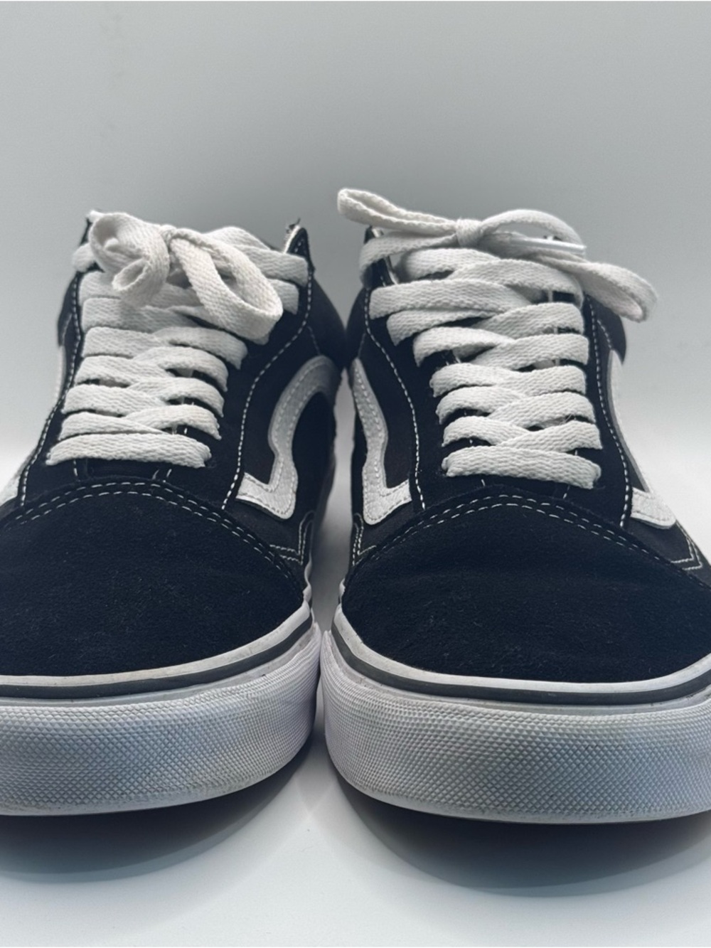 VANS Off The Wall Old Skool Black/White Casual Shoes Sneakers Unisex Sz M9.5 W11 - Picture 7 of 12